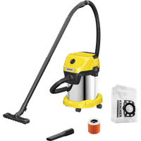 Aanbieding Karcher WD 3 S V-17/4/20 + stofzuigerzakken (4x) - bouwstofzuigers