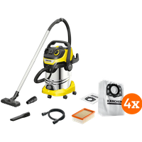 Aanbieding Karcher WD 6 P S V-30/6/22/T + stofzuigerzakken (4x) - bouwstofzuigers