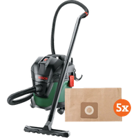 Aanbieding Bosch UniversalVac 15 + filterzakken - bouwstofzuigers
