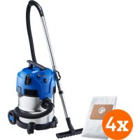 Aanbieding Nilfisk Multi II 22 Inox + Nilfisk Stofzak voor Multi II (4x) - bouwstofzuigers