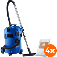 Aanbieding Nilfisk Multi II 22 Inox + Nilfisk Stofzak voor Multi II (4x) - bouwstofzuigers