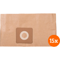 Aanbieding Bosch filterzakken voor UniversalVac 15 (15 stuks) - stofzuigerzakken