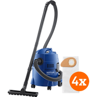 Aanbieding Nilfisk Buddy II 12 + Nilfisk Stofzakken voor Buddy II (4x) - bouwstofzuigers