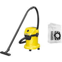 Aanbieding Karcher WD 3 V-17/4/20 + Karcher Stofzuigerzak voor WD 2 Plus / WD 3 (4x) - bouwstofzuigers